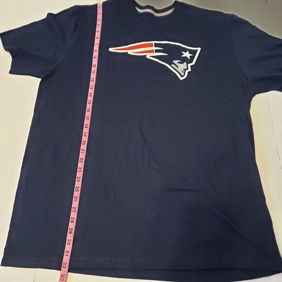 Nike NFL New England Patriots 2XL Navy Tagless Short-sleeve 100% cotton t-shirt - Picture 7 of 8